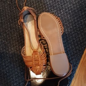 Seychelles Woven Sandals, sz 7